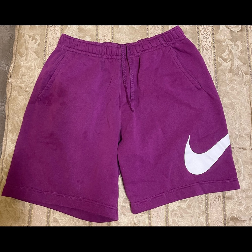 Purple Nike shorts